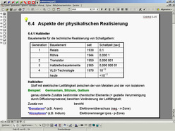 Vorlesung "Grundlagen der Informatik II" der Fakultät für Wirtschaftswissenschaften im Wintersemester 2002/2003, gehalten am 27.11.2002