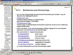 Vorlesung "Grundlagen der Informatik II" der Fakultät für Wirtschaftswissenschaften im Wintersemester 2002/2003, gehalten am 3.2.2003