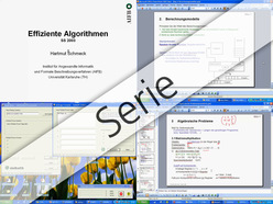 Effiziente Algorithmen, SS 2003, Vorlesungen