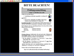 Vorlesung "Grundlagen der Informatik II" der Fakultät für Wirtschaftswissenschaften im Wintersemester 2003/2004, gehalten am 12.01.2004