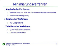 Vorlesung "Technische Informatik I" der Fakultät für Informatik im Wintersemester 2004/2005, gehalten am 23.11.2004