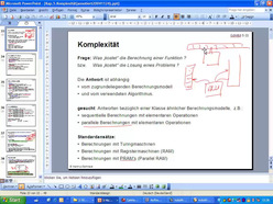 Vorlesung "Grundlagen der Informatik II" der Fakultät für Wirtschaftswissenschaften im Wintersemester 2004/2005 am 29.11.2004