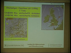 Beeinflussen Hurricanes das Wetter in Europa? : Vortrag am 04.06.2005