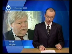 Rektor Hippler kritisiert "Zwangssteuer" : Beitrag in "RTV-Nachrichten" vom 5.12.2005