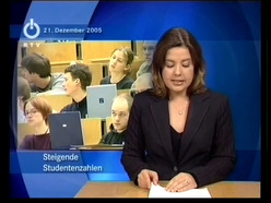 Steigende Studentenzahlen : Beitrag in "RTV-Nachrichten" vom 21.12.2005