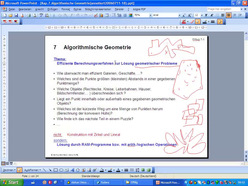 Vorlesung "Effiziente Algorithmen" der Fakultät für Wirtschaftswissenschaften im Sommersemester 2006, gehalten am 25.07.2006