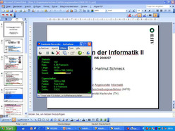Vorlesung "Grundlagen der Informatik II" der Fakultät für Wirtschaftswissenschaften im Wintersemester 2006/2007 am 25.10.2006