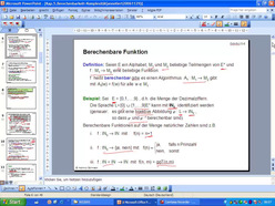Vorlesung "Grundlagen der Informatik II" der Fakultät für Wirtschaftswissenschaften im Wintersemester 2006/2007 am 06.12.2006