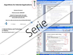 Algorithms for internet applications, WS 2006/2007, Vorlesungen