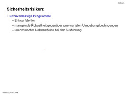 Vorlesung "Angewandte Informatik II" der Fakultät für Wirtschaftswissenschaften im Sommersemester 2007, gehalten am 19.07.2007