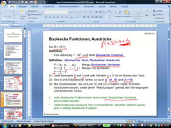 Vorlesung "Grundlagen der Informatik II" der Fakultät für Wirtschaftswissenschaften im Wintersemester 2007/2008 am 10.12.2007