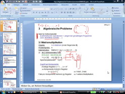 Vorlesung "Effiziente Algorithmen" der Fakultät für Wirtschaftswissenschaften im Sommersemester 2008, gehalten am 06.05.2008