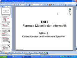 Vorlesung "Grundlagen der Informatik II" der Fakultät für Wirtschaftswissenschaften im Wintersemester 2008/2009 am 12.11.2008