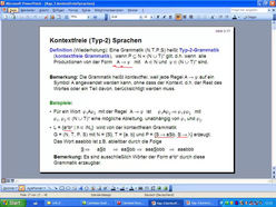 Vorlesung "Grundlagen der Informatik II" der Fakultät für Wirtschaftswissenschaften im Wintersemester 2008/2009 am 17.11.2008