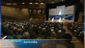 KIT ist Wirklichkeit : Elite-Universität und Forschungszentrum Karksruhe feiern Zusammenschluss ; Beitrag in "Baden-Württemberg Aktuell" vom 22.02.2008