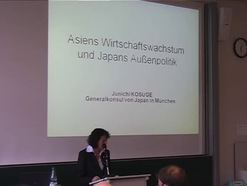 Asiens Wirtschaftswachstum und Japans Außenpolitik : Internationales Forum am ZAK, SS 2009 ; [Vortrag am 12.05.2009]
