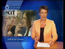 Auftritt der Talente am KIT : Beitrag in "RTV-Nachrichten" vom 27.06.2009