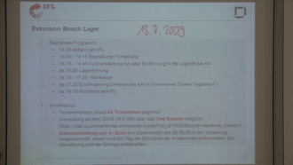 Vorlesung "Logistik" der Fakultät für Maschinenbau im Sommersemester 2009, gehalten am 29.06.2009, Teil 2