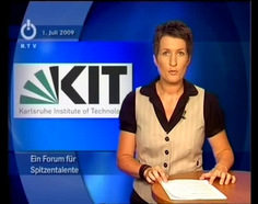 Forum für Spitzentalente am KIT : Beitrag in "RTV-Nachrichten" vom 01.07.2009