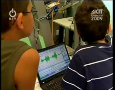Fließt durch unsere Muskeln Strom? : Workshop an der Kinder-Uni 2009 am KIT ; Beitrag in "RTV-Nachrichten" vom 17.08.2009