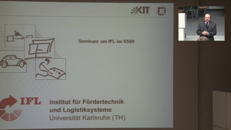 Vorlesung "Materialflusslehre" der Fakultät für Maschinenbau im Wintersemester 2008/2009, gehalten am 27.01.2009, Teil 1
