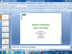 Vorlesung "Organic Computing" der Fakultät für Wirtschaftswissenschaften im Sommersemester 2010, gehalten am 31.05.2010