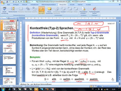 Vorlesung "Grundlagen der Informatik II" der Fakultät für Wirtschaftswissenschaften im Wintersemester 2010/11 am 15.11.2010