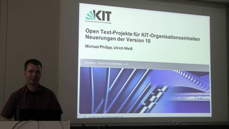 Open Text-Projekte für KIT-Organisationseinheiten : Neuerungen der Version 10