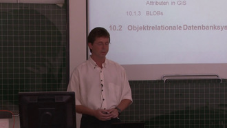 Vorlesung "Geoinformatik I" des Geodätischen Instituts im Sommersemester 2011, gehalten am 28.06.2011