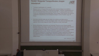 Vorlesung "Logistik" der Fakultät für Maschinenbau im Sommersemester 2012, gehalten am 23.04.2012, Teil 1