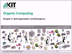 Vorlesung "Organic Computing" der Fakultät für Wirtschaftswissenschaften im Sommersemester 2012, gehalten am 07.05.2012