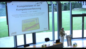 Interdisziplinäre Konferenz - Kompetenzen in der Kompetenzerfassung vom 1.-2. Juli 2011 - Einleitung und Grußworte