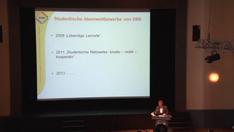 Forschung - Information - Infrastruktur: Bausteine für Open Science (13. DINI-Jahrestagung 2012): Auswertung des DINI-Wettbewerbs 'Studentische Netzwerke: kreativ - mobil - kooperativ'