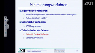 Digitaltechnik und Entwurfsverfahren, WS 2012/13, gehalten am 28.11.2012