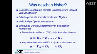 Digitaltechnik und Entwurfsverfahren, WS 2012/13, gehalten am 14.11.2012