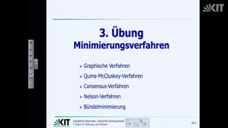 Digitaltechnik und Entwurfsverfahren, WS 2012/13, gehalten am 03.12.2012