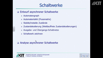 Digitaltechnik und Entwurfsverfahren, WS 2012/13, gehalten am 09.01.2013