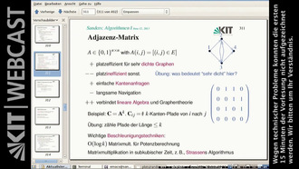 Vorlesung "Algorithmen I", SS 2013, gehalten am 17.06.2013