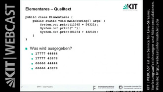 Vorlesung "Softwaretechnik I", SS 2013, gehalten am 10.07.2013