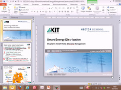 Vorlesung "Smart Energy Distribution", SS 2013, gehalten am 18.07.2013