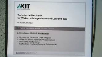 Technische Mechanik I für Wirtschaftsingenieure und Lehramt NWT, WS 2013/2014, gehalten am 28.10.2013