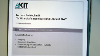 Technische Mechanik I für Wirtschaftsingenieure und Lehramt NWT, WS 2013/2014, gehalten am 18.11.2013