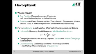 Teilchenphysik I, WS 2013/2014, Online-Vorlesung 6