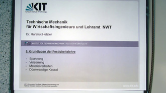 Technische Mechanik I für Wirtschaftsingenieure und Lehramt NWT, WS 2013/2014, gehalten am 09.12.2013