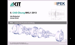 MKL CAD Übung WS 2012/13, gehalten am 06.02.2013