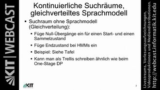 Grundlagen der Automatischen Spracherkennung, WS 2013/2014, gehalten am 05.02.2014