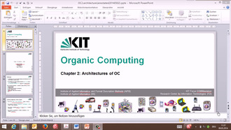 Organic Computing, SS 2014, gehalten am 09.05.2014