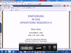 Einführung in das Operations Research II, WS 2013/2014, gehalten am 21.01.2014