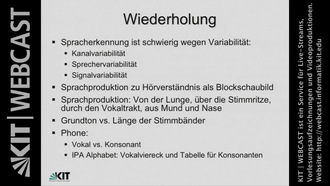 Grundlagen der Automatischen Spracherkennung, WS 2013/2014, gehalten am 30.10.2013