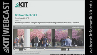 Softwaretechnik II, WS 2014/2015, gehalten am 11.11.2014